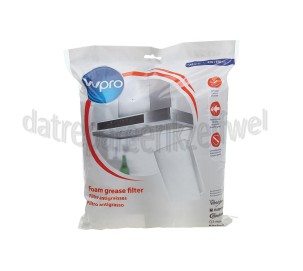 Foto van WPRO Filter Wasemkap -normaal- Afm. 470 x 970 mm 