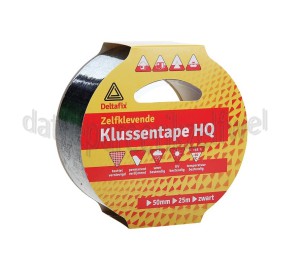 Foto van Deltafix Tape Klussentape zwart Zelfklevend 25mx50mm 