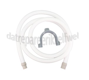 Foto van Electrolux Slang Afvoer 2.5mtr compleet Classic 19x21 -wit- 