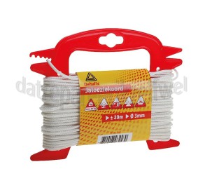 Foto van Deltafix Koord Jalouziekoord wit Haspel met 20mx3mm 
