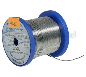 Foto van Soldeertin Dia.1,0mm 250gram 
