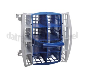 Foto van Ariston-Blue Air Bestekbak 8 vaks -met handvat- LV64AIX -blauw- 