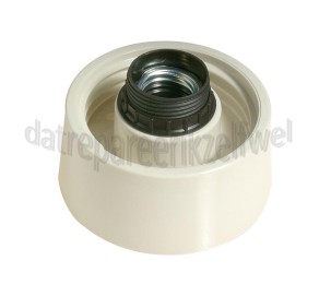 Foto van Lamphouder Schroefmodel recht 60W, creme E27 