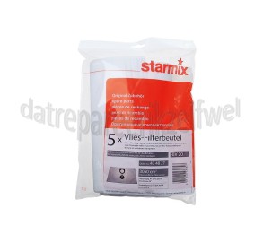 Foto van Starmix Stofzuigerzak AS + GS systemen 20 liter micro fleece FBV20 