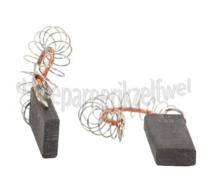 Foto van Alternatief Koolborstel set, 12 x 5 met veer/klem WM 6.. serie 