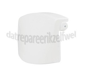 Foto van AEG Deurgreep Breed 10cm -wit- Lavamat 72630,74530 