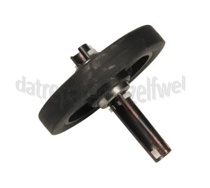 Foto van Bauknecht Loopwiel Voor trommel met as AWL220,AWZ120,AWZ865, 