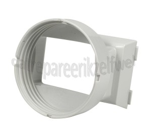 Foto van Everglades Adapter koppelstuk voor slang Voor Airco grijs of zwart 
