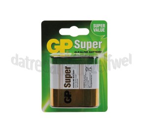 Foto van GP Batterij Plat Blok 3LR12 4,5V Super Alkaline 