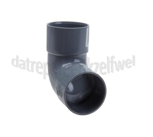 Foto van Sanitair Bocht PVC 40mm 90 gr. 