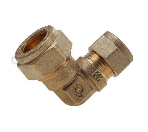 Foto van Dps Knelkoppeling haaks 15 x 12mm 