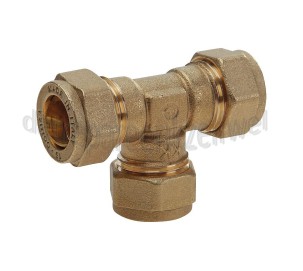 Foto van Dps Knelkoppeling T stuk 15x15x15mm 