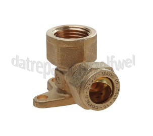 Foto van Dps Muurplaat knel 1/2' x 15mm 