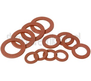 Foto van Dps Afdichtingsring assortiment fiberringen 4x3/8'-4x1/2'-4x3/4' DHZ 