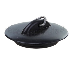 Foto van Dps Plugstop zwart + rand 45.5mm 