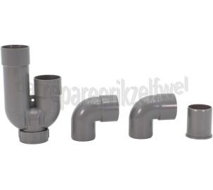 Foto van Sifon P/S 40mm -grijs- 