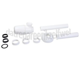 Foto van Dps Sifon plugbekersifon 5/4' wit afvoer 