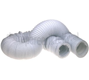 Foto van Slang 120 mm wit -PVC- 15 meter 