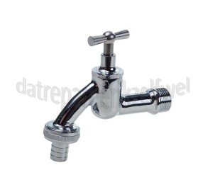 Foto van Dps Slangwartelkraan met kruk 1/2'x3/4' 
