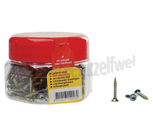 Foto van Deltafix Schroef Gold-top platkop torx verzinkt 4,0x25mm 