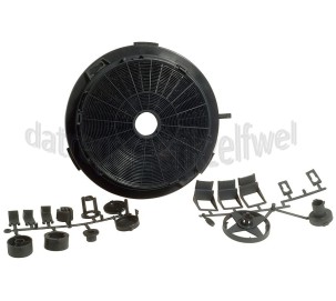 Foto van WPRO Filter Carbon 210mm +accessoires Veel CANDY/INVENTUM AK10 