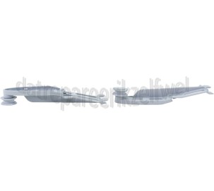 Foto van Whirlpool Wiel Met bevestigingsklem ADG8340WH,ADG7340-1, 