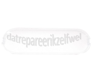 Foto van Whirlpool Glaasje Van lamp - 184x65mm AKS406WH,AKS606WH, 