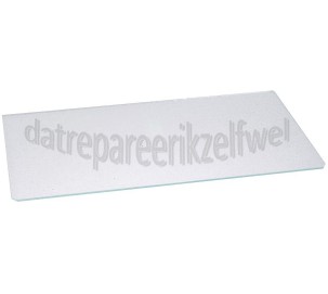 Foto van Whirlpool Glasplaat 473x280x4mm ARG953,970,ARL260, 