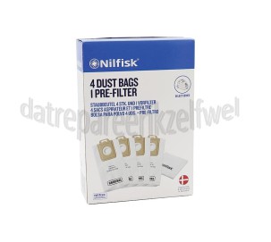 Foto van Nilfisk Stofzuigerzak Power serie, Select serie Power 20/30/40 