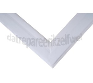 Foto van Ariston-Blue Air Afdichtingsrubber deur koelgedeelte 550x896 MBAA3811, MBA3801, 3811 