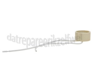 Foto van Lamphouder GU10 T250 Wit Haakse fitting van teflon 