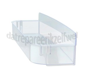 Foto van Pelgrim Flessenrek Transparant 405x105x70mm 