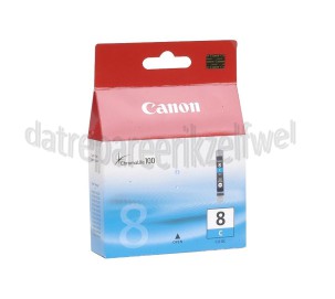 Foto van Canon Inktcartridge CLI 8 Cyan Pixma iP4200,Pixma iP5200 