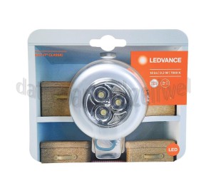 Foto van Ledvance Ledlamp Dot-it Classic Led Zelfklevend, incl 3xAAA 