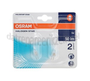 Foto van Osram Halogeenlamp Halostar Star G4 5W 12V 2700K 55lm 