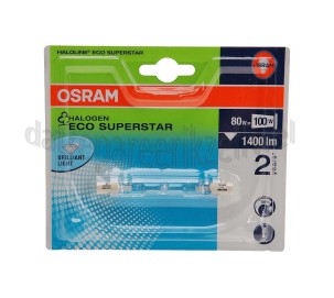 Foto van Osram Halogeenlamp Haloline ESS R7s 74.9mm Buislamp 80W 230V 1385lm 