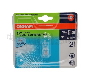 Foto van Osram Halogeenlamp Halopin Eco SST G9 35W 230V 2700K 460lm 