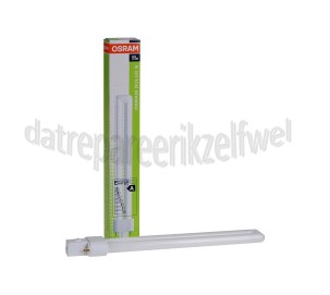 Foto van Osram Spaarlamp Dulux S 2 pins CCG 900lm G23 11W 840 friswit 