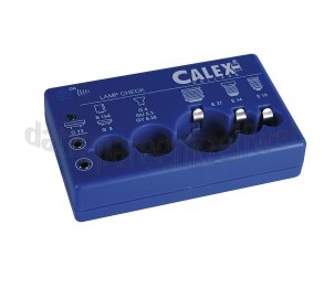 Foto van Calex Lampentester Calex lampentester blauw O.a.E10,14,27 G4,GU10 