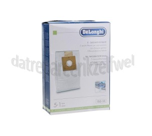 Foto van DeLonghi Stofzuigerzak Micro Fleece 5+1m Type DLS33 