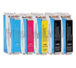 Foto van Easyfiks Inktcartridge T1285 Multipack BK/BK/C/M/Y Stylus S22, Office BX305F 