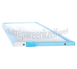 Foto van Novy Filter Metalen Vetfilter, Kunststof Lip Lange Zijde D190, D661, D604, D603, D613, D614, D877, D615, D7190 