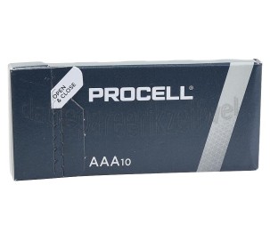 Foto van Duracell Batterij Industrial alkaline Multipack AAA Micro MN2400 LR03 