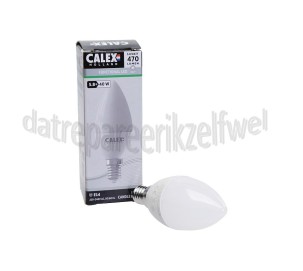 Foto van Calex Ledlamp Kaarslamp 240V 5,8 Watt 470 Lumen 2700K E14 B35 