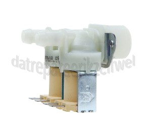Foto van Samsung Inlaatventiel Dubbel recht dun WF1604YKE, WF8604FEC 