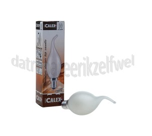 Foto van Calex Gloeilamp Tip Kaarslamp 240V 10 Watt 50 Lumen 2700K E14 BXS35 Dimbaar 