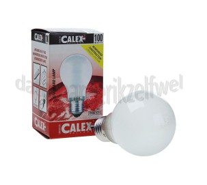 Foto van Calex Gloeilamp Normaallamp 240V 100 Watt 1010 Lumen Mat 2700K E27 A60 Dimbaar 
