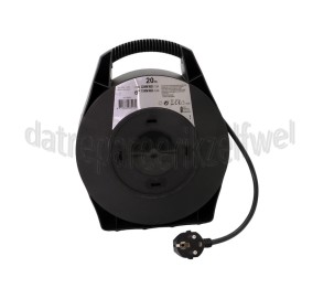Foto van Q-Link Snoerhaspel 3x1,0mm2 2300W HO5VV-F 20M Haspel met thermische beveiliging 