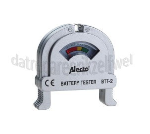 Foto van Tester Alecto Batterijtester AAA,AA,C,D,9V,knoopcellen 