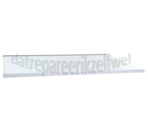 Foto van Whirlpool Glasplaat 490x320mm met strip WBE3413AS, WTE3111W 